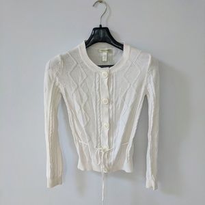 Banana Republic Light Knit Cardigan w/Belt XS